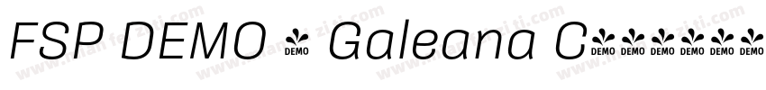 FSP DEMO - Galeana C字体转换